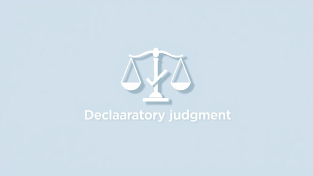 Complaint For Declaratory Judgment