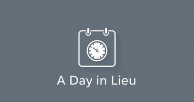 A Day In Lieu Meaning