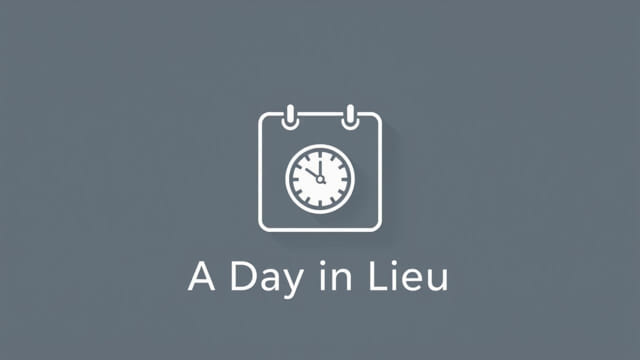 A Day In Lieu Meaning