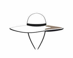 Broad Brimmed Sun Hat