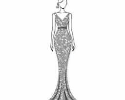 Eliza J Sequin Dress