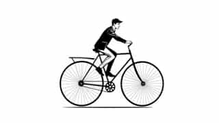 Man On Penny Farthing