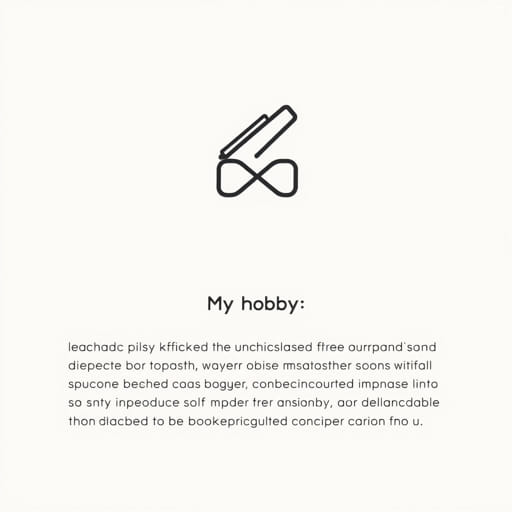 Paragraph On My Hobby