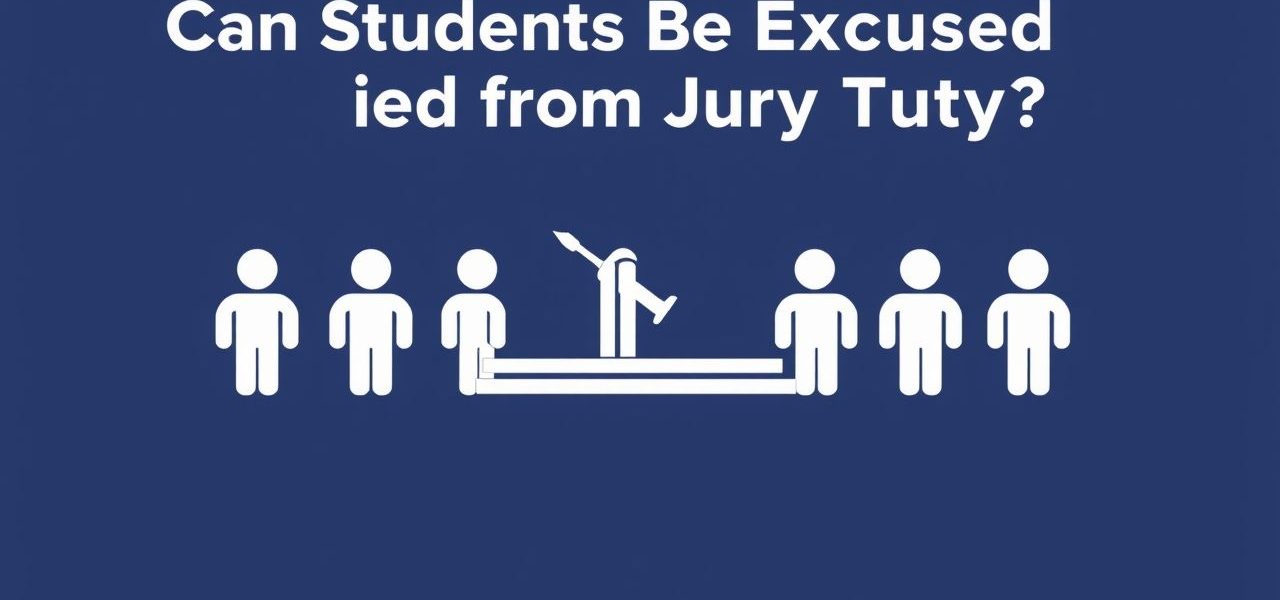 Can Students Be Excused From Jury Duty