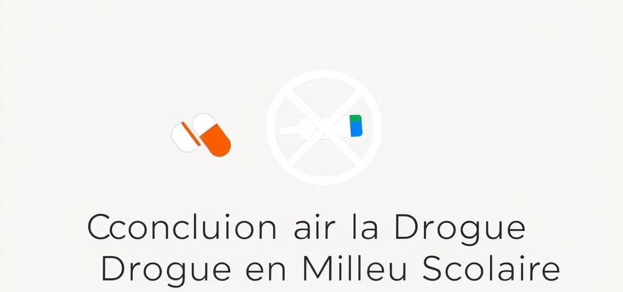 Conclusion Sur La Drogue En Milieu Scolaire