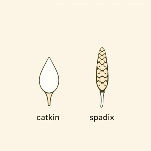 Difference Between Catkin And Spadix