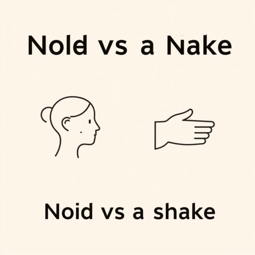 Difference Between Nodded And Shook