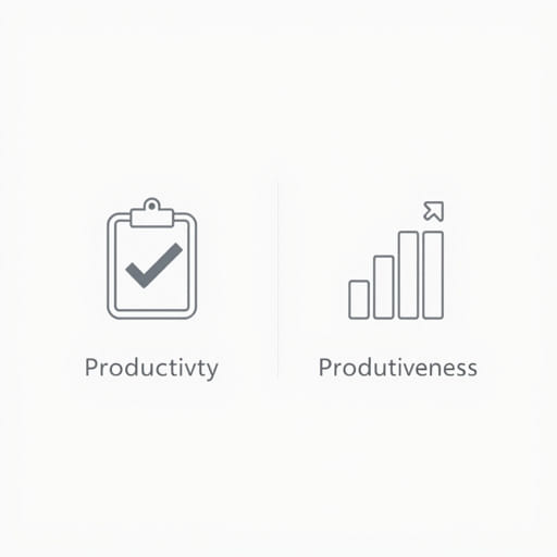Difference Between Productivity And Productiveness