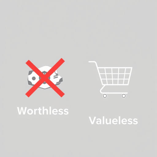 Difference Between Worthless And Valueless