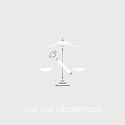 Explain The Term Judicial Obstinacy