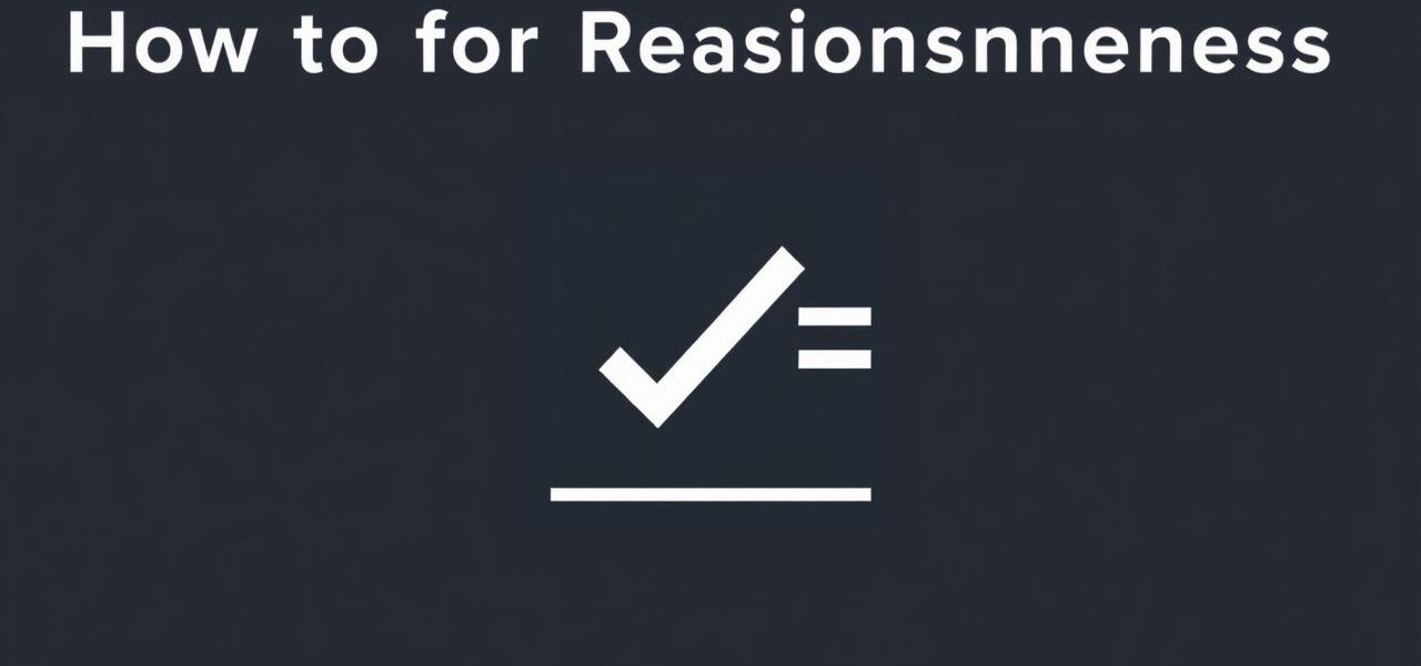 How To Check For Reasonableness Math
