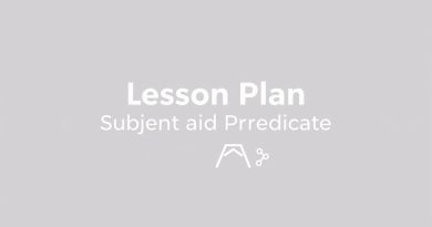 Lesson Plan On Subject And Predicate