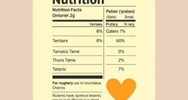 Nutrition Label For Cheerios