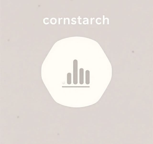 Nutritional Value Of Cornstarch