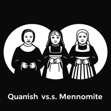 Quaker Vs Amish Vs Mennonite