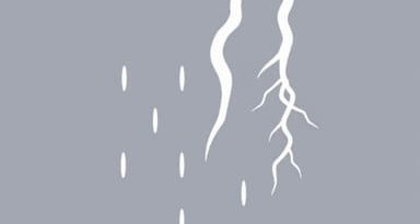 Rain Accompanied By Lightning