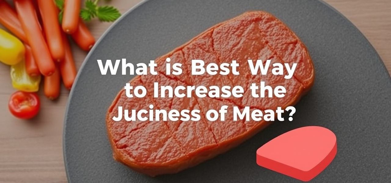 What Is The Best Way To Increase The Juiciness Of Meat
