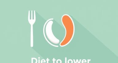 A Diet To Lower Cholesterol