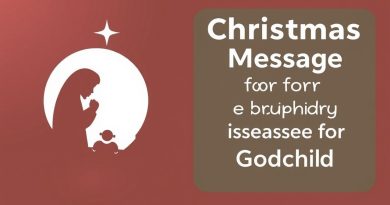 Christmas Message For Godchild
