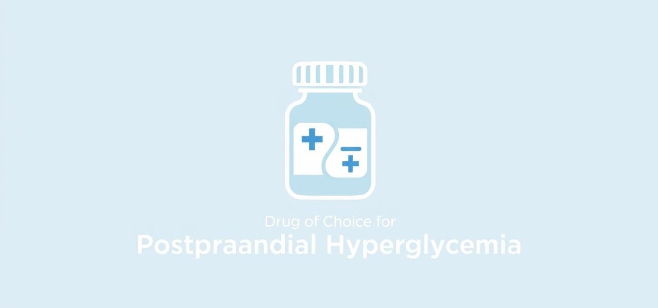 Drug Of Choice For Postprandial Hyperglycemia