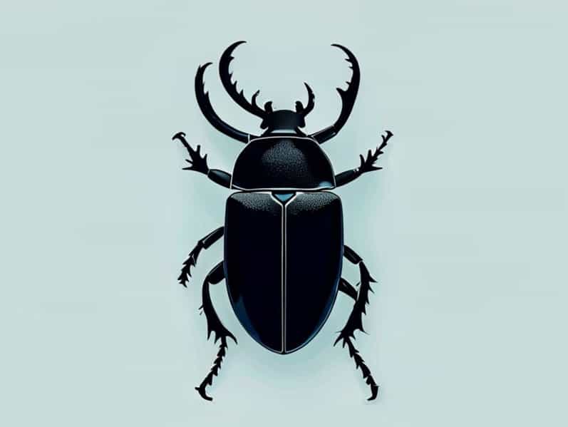 Florida Deep Digger Scarab Beetle