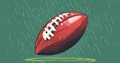 Football Fumble Josh Allen Rain