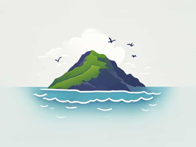 French Island Wsw Of Mauritius