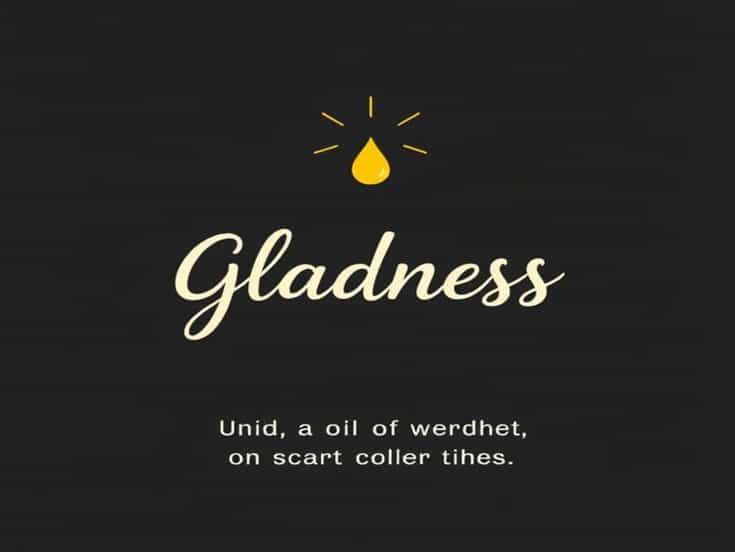 Oil Of Gladness Bible Verse