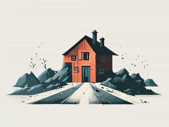 Quarry Road House Washed Away