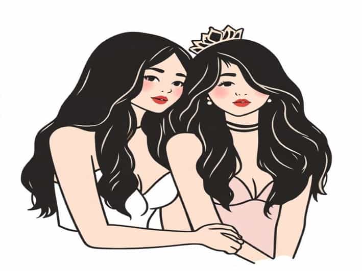 Queen Junnie And Kim Jennie