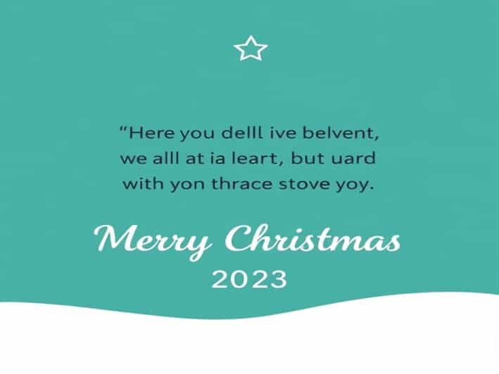 Quotes Merry Christmas Wishes 2023