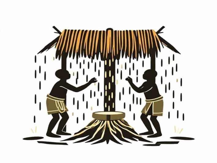 Rainmaking Ceremony For The Zulu