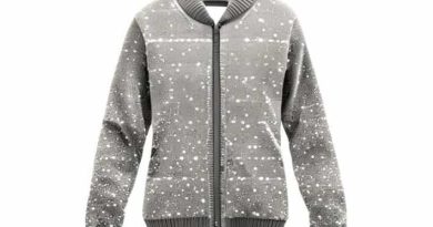 Speckle Stripe Zip Up Cardigan