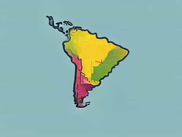 The Map Of Latin America