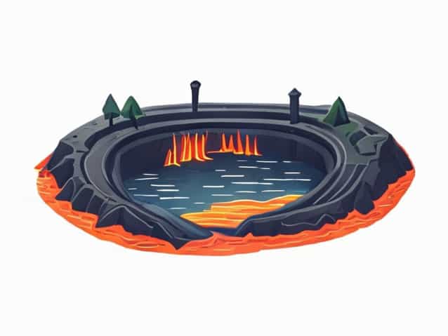 Diagram Of Lava Dammed Lake