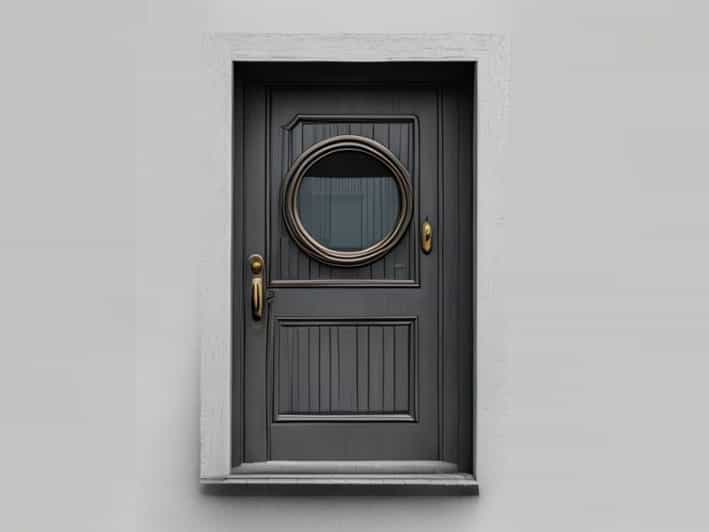 Exterior Door With Porthole Window