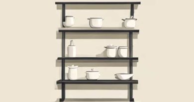 Free Standing Kitchen Shelving Unit