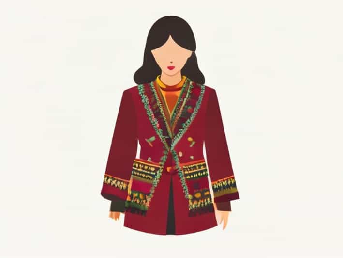 Kashmiri Woolen Suits For Ladies