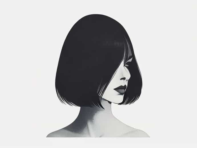 Shoulder Length Blunt Cut