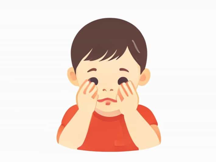 Toddler Plugging Ears With Fingers