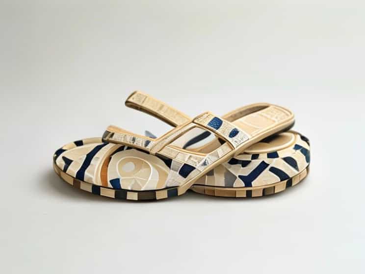 Tory Burch Marquetry Disk Sandal