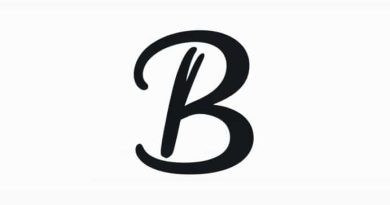 Uppercase B In Cursive