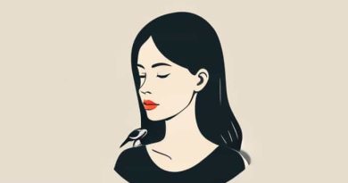 Young Woman With Ibis