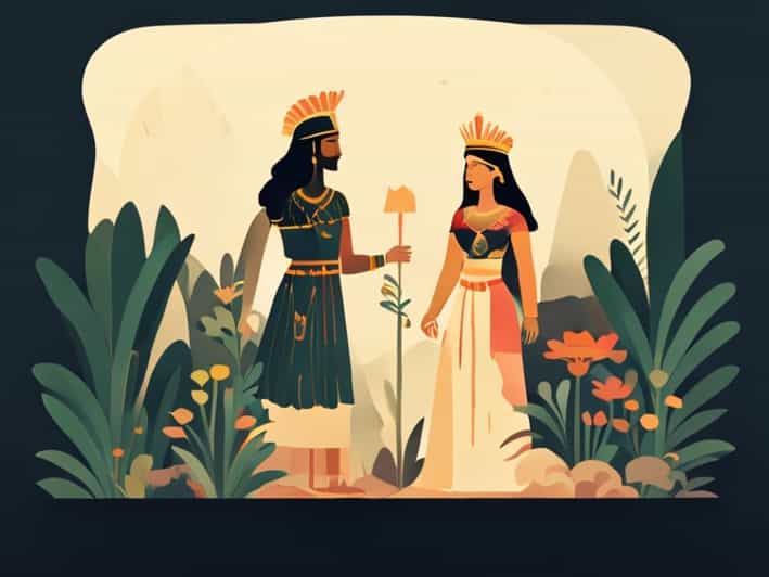 Ashurbanipal And His Queen In The Garden