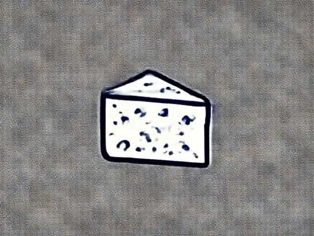 Blue Veined Cheese With Distinctive Smell