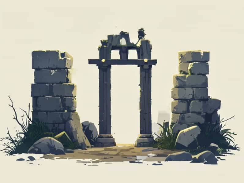 Gatepost Town Ruins Tears Of The Kingdom