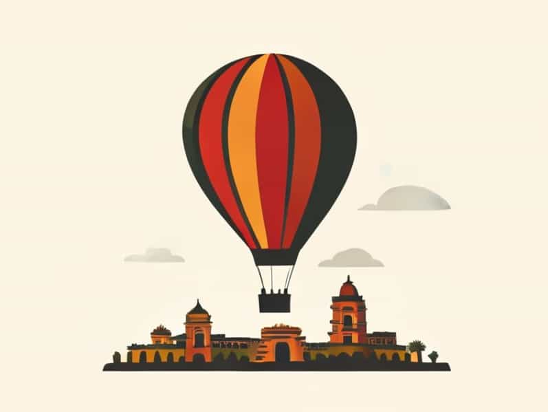 Hot Air Balloon Mexico City Teotihuacan