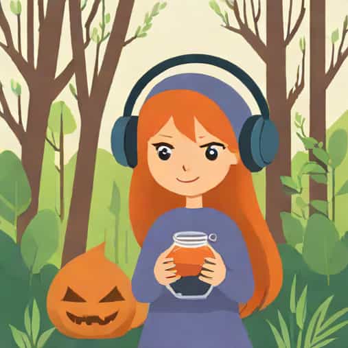 Little Witch In The Woods Earmuff Potion