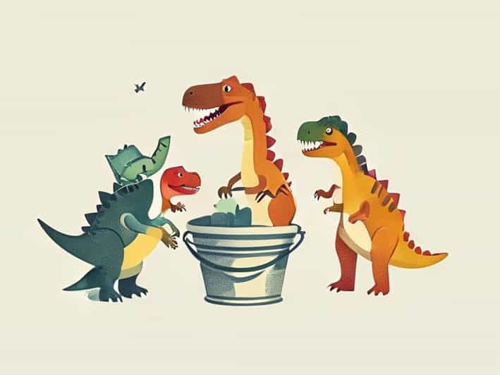 Sam Harry And His Bucketful Of Dinosaurs