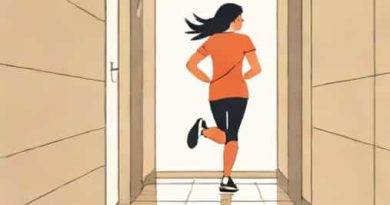 She Was Running Down The Hallway Crazily